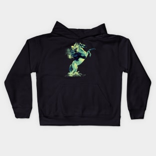 cowboy ghost rider Kids Hoodie